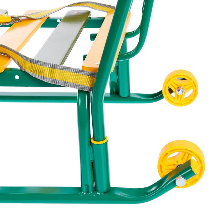 Санки &laquo;Тимка 5 комфорт&raquo;, цвет зелёный