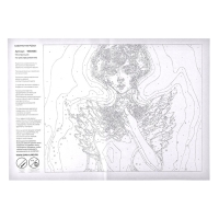 Картина по номерам на холсте с подрамником &laquo;Таинственная девушка&raquo;, 30 х 40 см