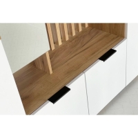 Прихожая "Бери" 800х350х1826, Дуб крафт золотой/Белое дерево