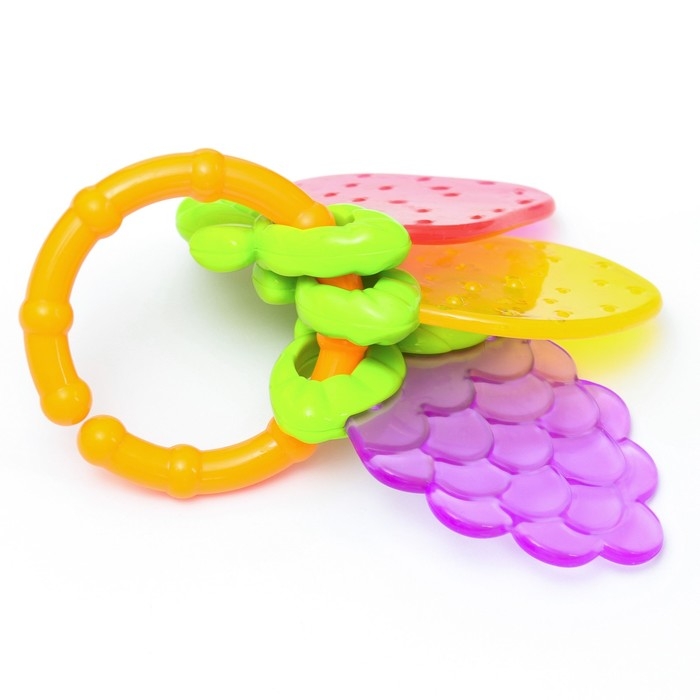 Прорезыватель силиконовый «Ягодки на кольце», Крошка Я Прорезыватель силиконовый «Ягодки на кольце», Крошка Я
