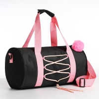 Сумка детская спортивная для девочки &laquo;Классика&raquo;, 40*20*20 см, цвет серый