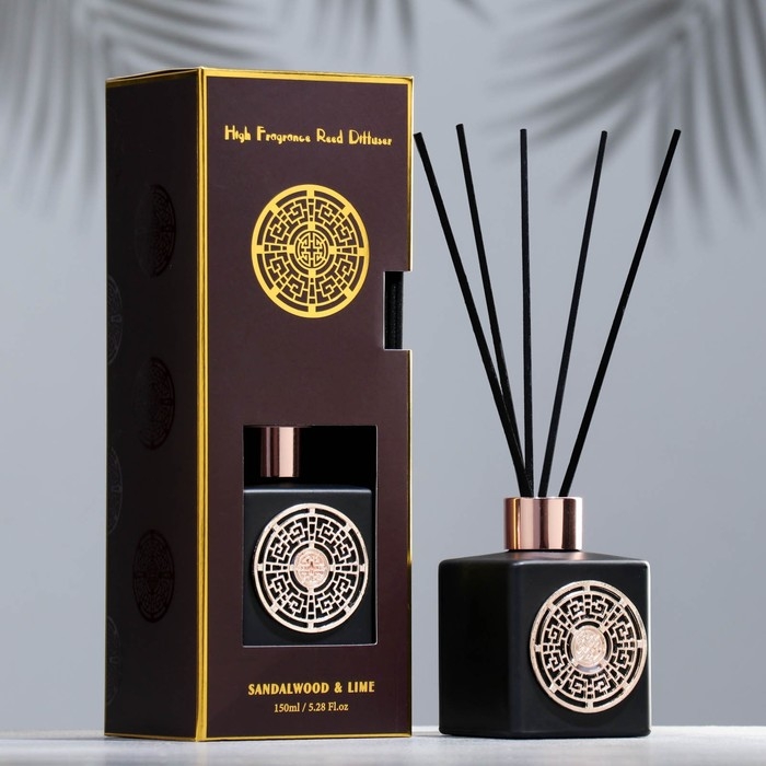Диффузор ароматический Диффузор ароматический "Sandal wood and lime ", сандаловое дерево и лайм, 150 мл