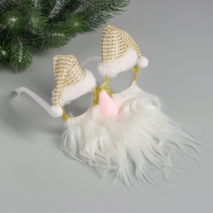 Карнавальные очки &laquo;Дедушка&raquo;, в колпачке