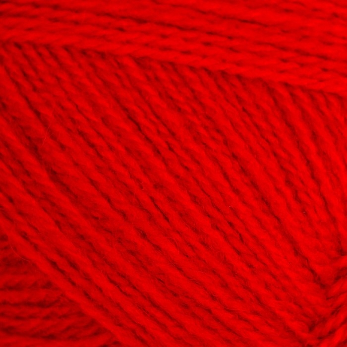 Пряжа Пряжа "Ангорская тёплая" 40% шерсть, 60% акрил 480м/100гр (88 красный мак)