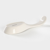 Подставка фарфоровая под ложку Доляна &laquo;Млечный путь&raquo;, 21,5&times;7,5 см, цвет бирюзовый