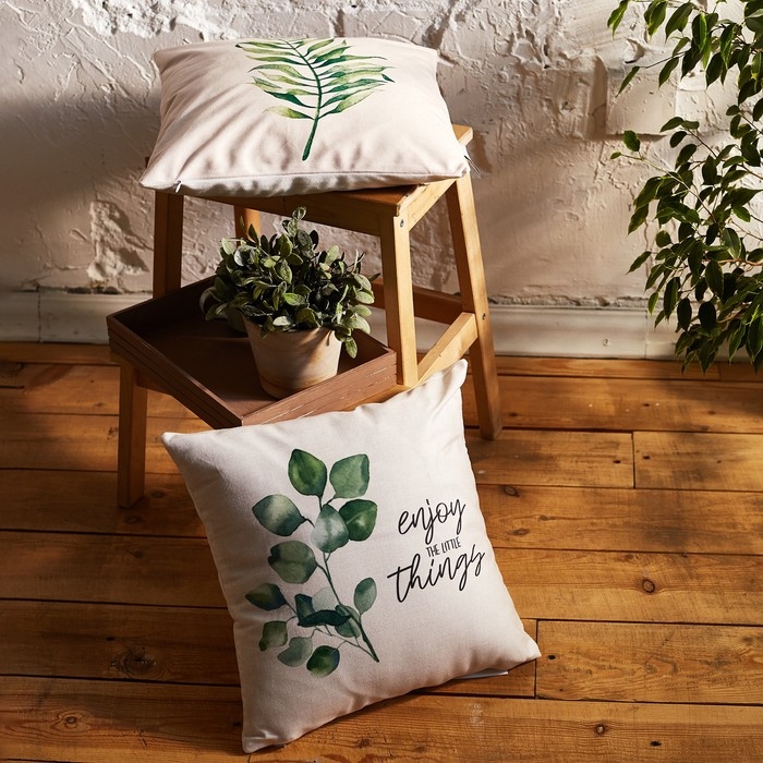 Наволочка декоративная Этель &laquo;Little things&raquo;, 40х40 см, 100 п/э, велюр