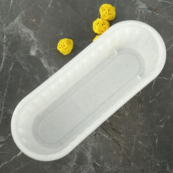 Горшок для кактуса с поддоном «Фелиция», 1,5 л, цвет мраморный Горшок для кактуса с поддоном «Фелиция», 1,5 л, цвет мраморный