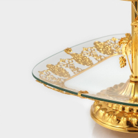 Этажёрка - фруктовница квадратная, 2 яруса, 29×29 см, 17×17 см, высота 43 см, стекло Этажёрка - фруктовница квадратная, 2 яруса, 29×29 см, 17×17 см, высота 43 см, стекло