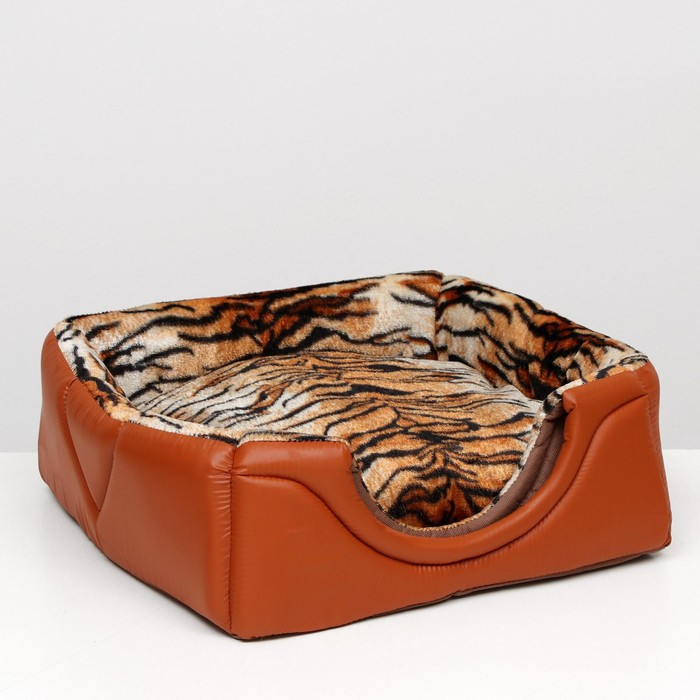 Дом-трансформер квадратный 43 х 43 х 34 см, расцветка тигр Дом-трансформер квадратный 43 х 43 х 34 см, расцветка тигр