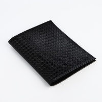 Обложка для паспорта, 5 карманов для карт, цвет чёрный