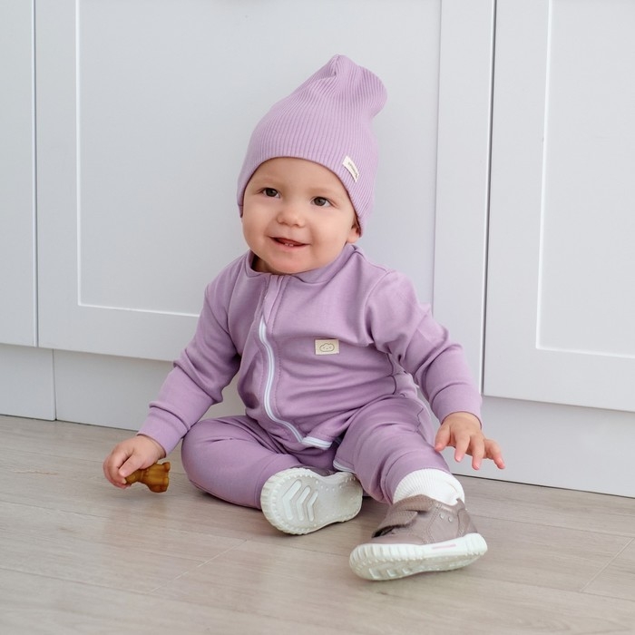 Комбинезон на молнии Крошка, Я BASIC LINE, рост 74-80 см, розовый