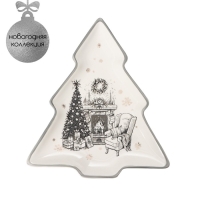 Блюдо сервировочное Доляна &laquo;Хюгге&raquo;, 23&times;20&times;2,2 см, цвет белый