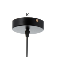 Светильник BayerLux "Вонел" Е27 40Вт черный 30х30х100 см