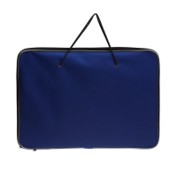 Папка для чертежей и рисунков А3, 470 х 340 х 20 мм с ручками, текстильная, внутренний карман "Творчество" синяя Папка для чертежей и рисунков А3, 470 х 340 х 20 мм с ручками, текстильная, внутренний карман "Творчество" синяя