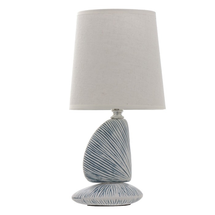 Настольная лампа "Парма" E14 40Вт синий 15,5х15,5х32 см RISALUX