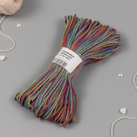 Шнур вязаный "Color" полипропилен 3 мм цветной 50м Шнур вязаный "Color" полипропилен 3 мм цветной 50м