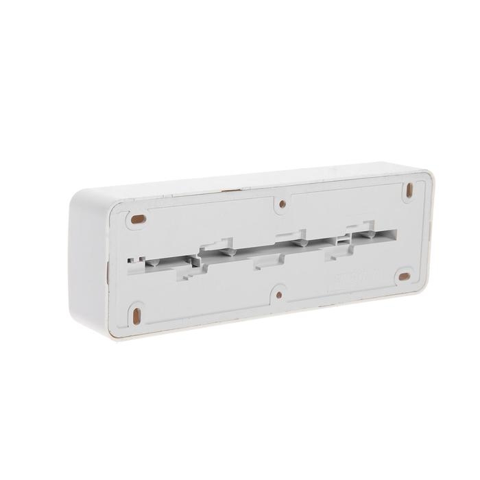 Розетка Smartbuy Розетка Smartbuy "Юпитер", 16 А, четырехместная, открытая, с з/к, белая