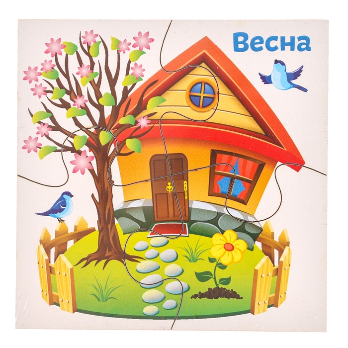Развивающие пазлы из дерева &laquo;Времена года&raquo;