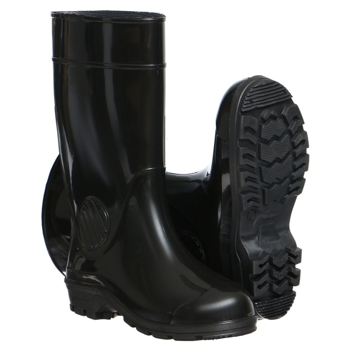 Сапоги мужские С-26, ПВХ, утепленные, черные, размер 46