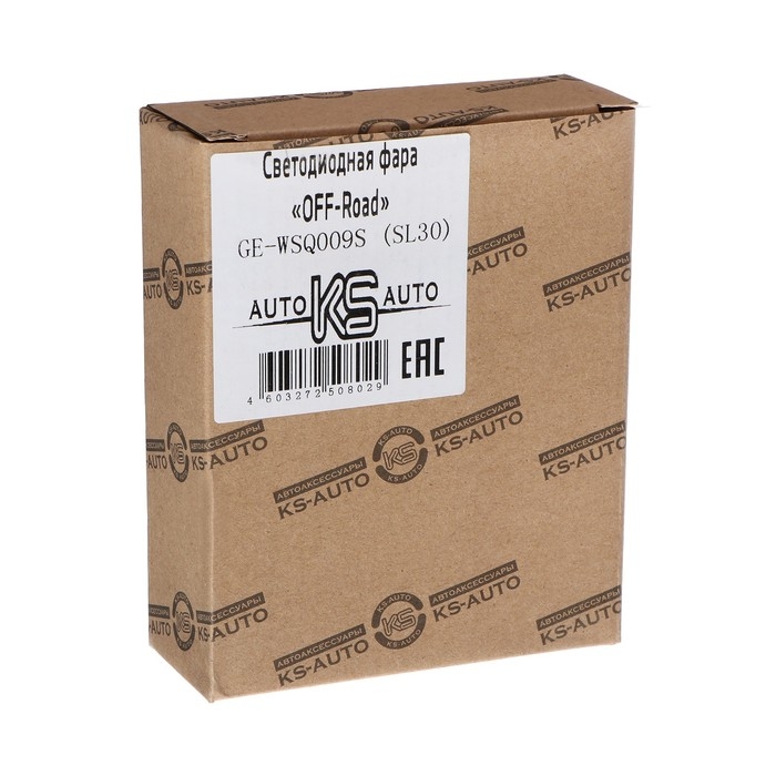 Фара противотуманная GE-WSQ009S (SL30) Фара противотуманная GE-WSQ009S (SL30) "OFF - Road", 9 диодов, 27 Вт, направленный свет, алюминиевый корпус, пылевлагозащищенный, 105х28х125 мм, 12/24 В