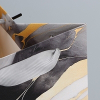 Пакет подарочный под бутылку, упаковка, &laquo;Подарок для тебя&raquo;, 13 х 32 х 11.3 см