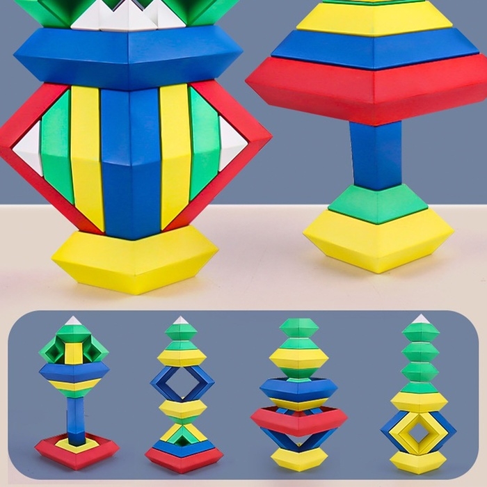 Конструктор-пирамидка &laquo;Эрудит&raquo;, 30 деталей