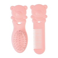 Набор расчесок «Мишка», 2 шт., цвет розовый Набор расчесок «Мишка», 2 шт., цвет розовый