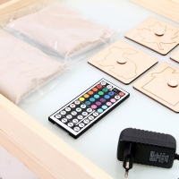 Стол для рисования песком &laquo;Интерес&raquo;, с набором, подсв.цветная, 42 &times; 60 см,