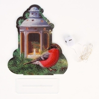 Алмазная мозаика на новый год с полным заполнением на фигурке «Фонарь», новогодний набор для творчества Алмазная мозаика на новый год с полным заполнением на фигурке «Фонарь», новогодний набор для творчества