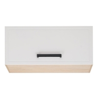 Шкаф навесной Квадро 800х310х360, Дуб сонома/Нубук Милк