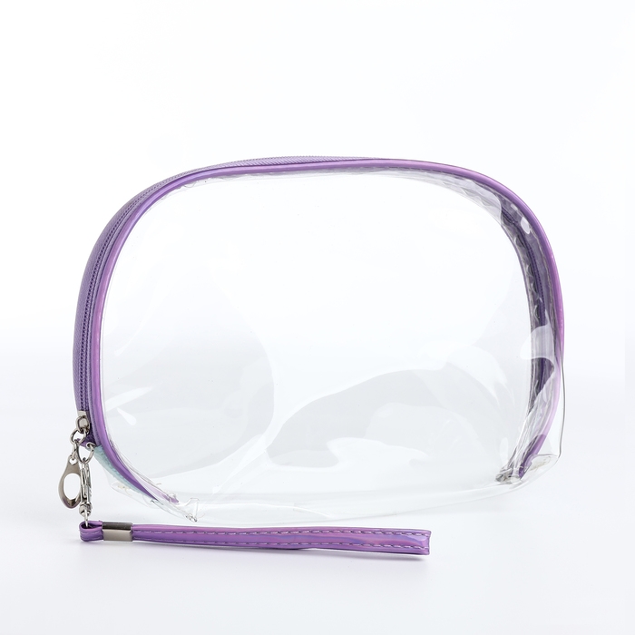 Набор косметичек 3 в 1 на молнии, цвет сиреневый