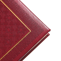 Ежедневник недатированный A5, 160 листов, deVENTE.Symbol, твёрдая обложка из искусственной кожи с поролоном, золотой срез, блок 70 г/м2, бордовый