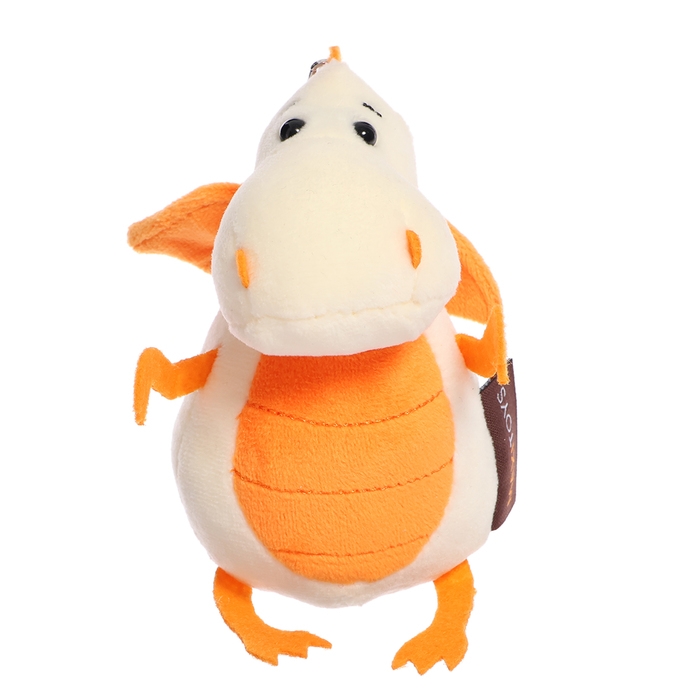 Мягкая игрушка &laquo;Дракончик&raquo;, молочно-оранжевый животик, 13 см