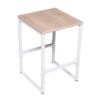 Журнальный столик "ENERGY loft", 52 х 34 х 30 см, белый, дуб сантана