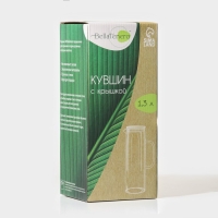 Кувшин для воды стеклянный с бамбуковой крышкой BellaTenero &laquo;Эко&raquo;, 1,3 л, 14&times;9&times;27 см