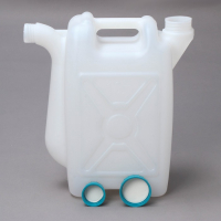 Канистра пищевая «Бочонок», 10 л, со сливом, белая Канистра пищевая «Бочонок», 10 л, со сливом, белая