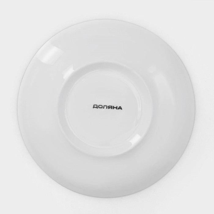 Сервиз фарфоровый чайный Доляна «Емеля», 12 предметов: 6 чашек 280 мл, 6 блюдец d=15 см, цвет белый Сервиз фарфоровый чайный Доляна «Емеля», 12 предметов: 6 чашек 280 мл, 6 блюдец d=15 см, цвет белый