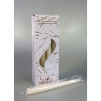 Свеча античная, 2,3х 24,5 см, 5 ч, 55 г, слоновая кость Свеча античная, 2,3х 24,5 см, 5 ч, 55 г, слоновая кость