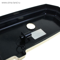 Аквариум "Панорамный" с крышкой, 40 литров, 51 х 23 х 34/39 см, беленый дуб