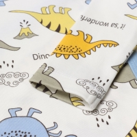 Боди детское, цвет белый/дино, рост 86 см