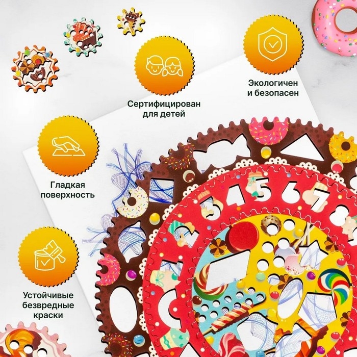 Спирограф &laquo;Сладости&raquo;