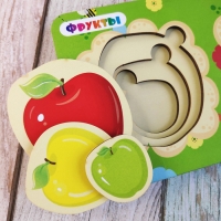 Вкладыш больше-меньше &laquo;Фрукты&raquo;