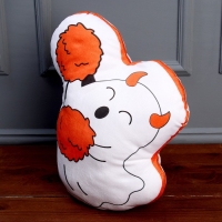 Мягкая игрушка &laquo;Привидение&raquo; с рожками, цвет белый