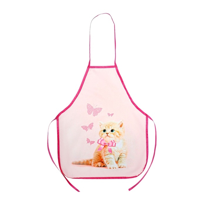 Фартук для труда + нарукавники, 485 х 395/250 х 160 мм, рост 116-146 см, Calligrata Фартук для труда + нарукавники, 485 х 395/250 х 160 мм, рост 116-146 см, Calligrata "Котик"