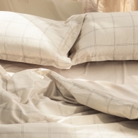 Постельное бельё Этель 1,5 сп Cage: beige, 143х215 см, 150х215 см, 50х70+3 см-2 шт, мако-сатин, 114г/м2 Постельное бельё Этель 1,5 сп Cage: beige, 143х215 см, 150х215 см, 50х70+3 см-2 шт, мако-сатин, 114г/м2