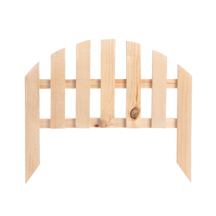 Ограждение декоративное, 28 &times; 50 см, 1 секция, дерево, Greengo