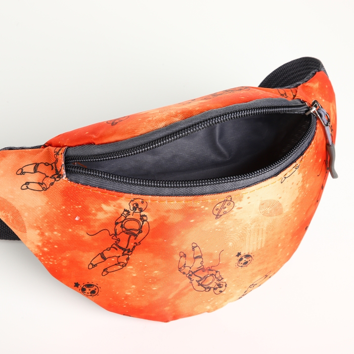 Сумка поясная детская на молнии, цвет оранжевый Сумка поясная детская на молнии, цвет оранжевый