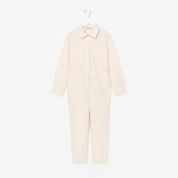 Комбинезон для девочки MINAKU: Casual collection KIDS цвет бежевый, рост 122