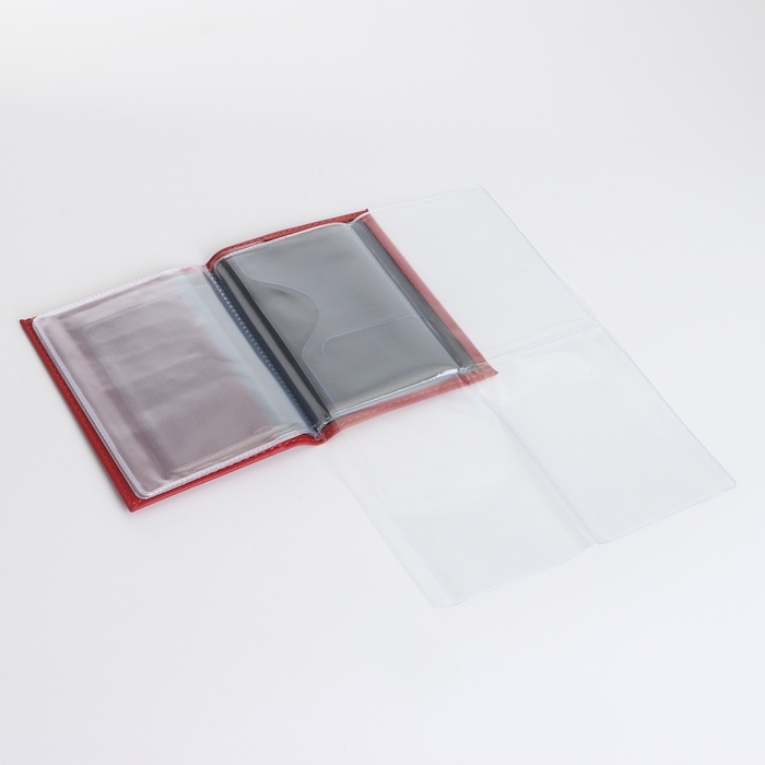 Обложка для автодокументов, цвет красный Обложка для автодокументов, цвет красный