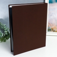 Фотоальбом на кольцах 30 листов+30 файлов "Сладости" чёрные листы 31,4х25,8х5 см